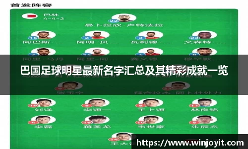 巴国足球明星最新名字汇总及其精彩成就一览